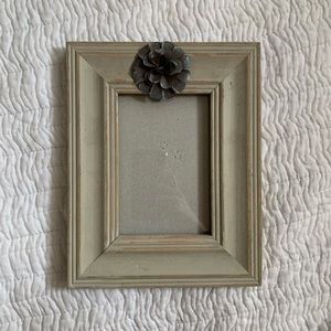 4x6 Wood Picture Frame Flower Farmhouse Rustic